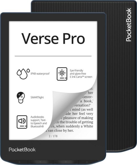 Czytnik e-Book POCKETBOOK Verse Pro PB634-A-WW (Czarny) Czytnik e-Book POCKETBOOK Verse Pro PB634-A-WW (Czarny)