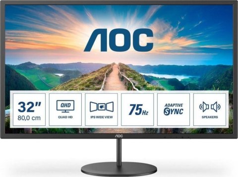 Monitor AOC 4038986119900 (31.5" /IPS /75Hz /2560 x 1440 /Czarny) Monitor AOC 4038986119900 (31.5" /IPS /75Hz /2560 x 1440 /Czarny)