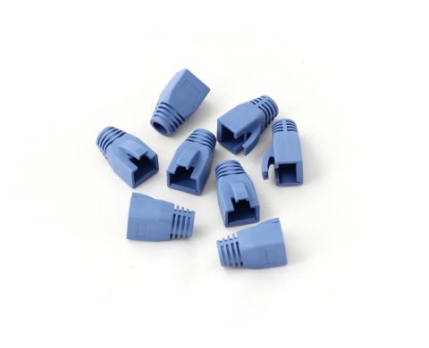 Osłonka DIGITUS na wtyk RJ45 (w opak. 10 szt.), niebieski, do kabli o dużej średnicy (do 7,5 mm) Osłonka DIGITUS na wtyk RJ45 (w opak. 10 szt.), niebieski, do kabli o dużej średnicy (do 7,5 mm)
