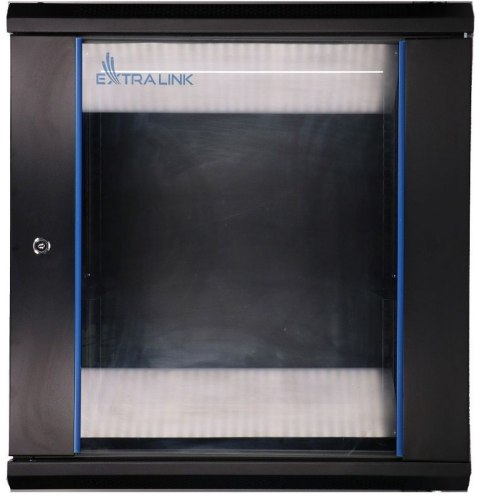 Szafka wisząca rack 12U 600x600 czarna szklane drzwi Szafka wisząca rack 12U 600x600 czarna szklane drzwi