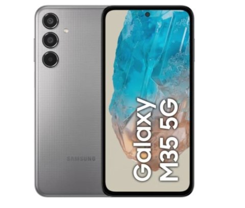 Smartphone SAMSUNG Galaxy M35 5G 6/128 GB Szary 128 GB Szary SM-M356BZABEUE Smartphone SAMSUNG Galaxy M35 5G 6/128 GB Szary 128 GB Szary SM-M356BZABEUE