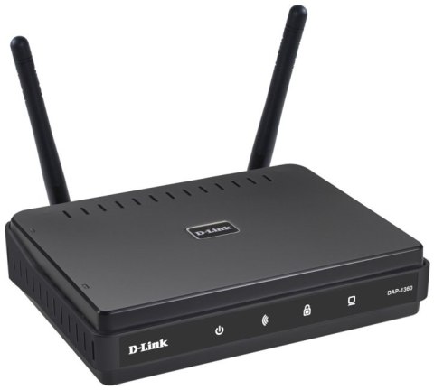 DAP-1360 punkt dostępu WiFi N300 (2.4GHz) 1xLAN 2xRP-SMA (odkręcane) MIMO WDS DAP-1360 punkt dostępu WiFi N300 (2.4GHz) 1xLAN 2xRP-SMA (odkręcane) MIMO WDS