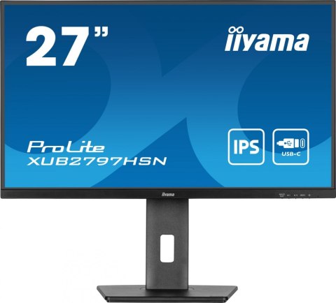 Monitor IIYAMA XUB2797HSN-B1 (27" /IPS /100Hz /1920 x 1080 /Czarny) Monitor IIYAMA XUB2797HSN-B1 (27" /IPS /100Hz /1920 x 1080 /Czarny)