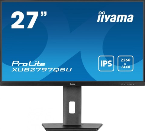 Monitor IIYAMA XUB2797QSU-B1 (27" /IPS /100Hz /2560 x 1440 /Czarny) Monitor IIYAMA XUB2797QSU-B1 (27" /IPS /100Hz /2560 x 1440 /Czarny)