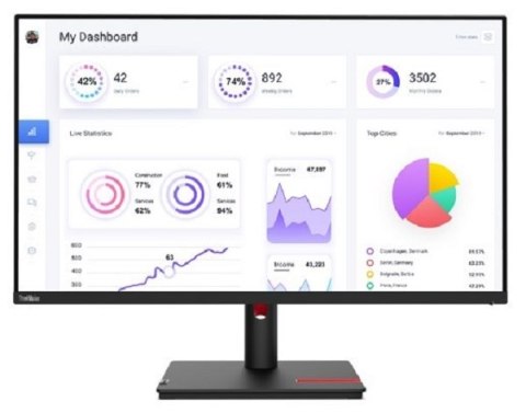 Monitor LENOVO 63D2GAT1EU (31.5" /IPS /60Hz /3840 x 2160 /Czarny) Monitor LENOVO 63D2GAT1EU (31.5" /IPS /60Hz /3840 x 2160 /Czarny)