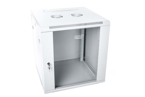 DIGITUS Szafka wisząca 19'' 12U 600x600 RAL7035 DIGITUS Szafka wisząca 19'' 12U 600x600 RAL7035