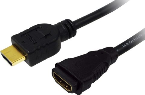 LOGILINK CH0059 1m /s1x HDMI (wtyk) 1x HDMI (gniazdo) LOGILINK CH0059 1m /s1x HDMI (wtyk) 1x HDMI (gniazdo)