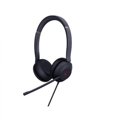 Nauszne Na głowę YEALINK 1308140 (1.2m /Złącze USB typu C wtyk/Czarny) Nauszne Na głowę YEALINK 1308140 (1.2m /Złącze USB typu C wtyk/Czarny)