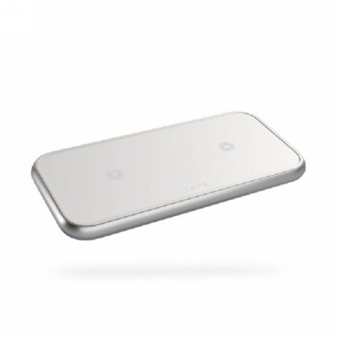 ZENS Dual Aluminium Wireless Charger - ładowarka bezprzewodowa do dwóch urządzeń (2x10W), z możliwością ładowania trzeciego urzą ZENS Dual Aluminium Wireless Charger - ładowarka bezprzewodowa do dwóch urządzeń (2x10W), z możliwością ładowania trzeciego urzą