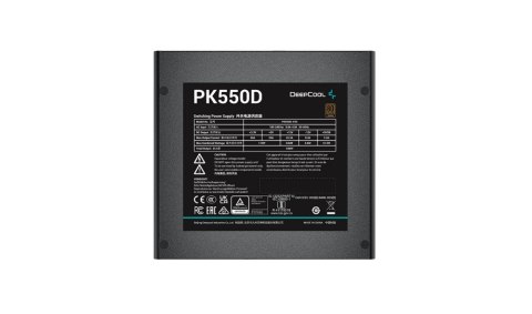 Zasilacz PC DEEPCOOL 550W R-PK550D-FA0B-EU Zasilacz PC DEEPCOOL 550W R-PK550D-FA0B-EU