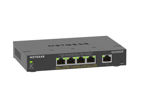 Przełącznik NETGEAR GS305EP-100PES (1x 10/100/1000 ) Przełącznik NETGEAR GS305EP-100PES (1x 10/100/1000 )