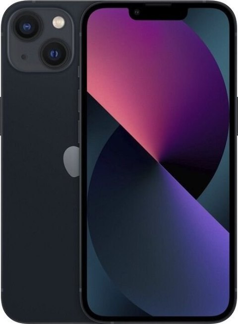 Smartphone APPLE iPhone 13 128 GB Midnight (Czarny) MLPF3PM/A Smartphone APPLE iPhone 13 128 GB Midnight (Czarny) MLPF3PM/A