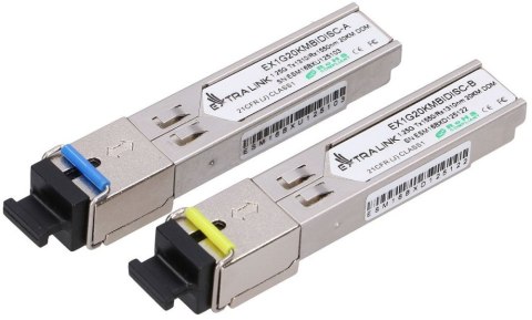 EXTRALINK SFP 1.25G WDM 1310/1550NM SM 20KM SC - PAIR EXTRALINK SFP 1.25G WDM 1310/1550NM SM 20KM SC - PAIR