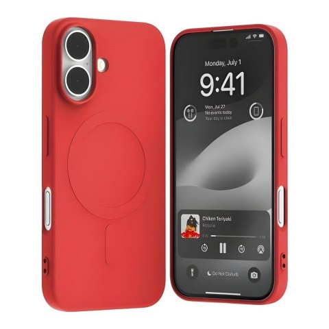 Etui Mercury MagSafe Semi-Silicone iPhone 16 6,1" czerwony Etui Mercury MagSafe Semi-Silicone iPhone 16 6,1" czerwony