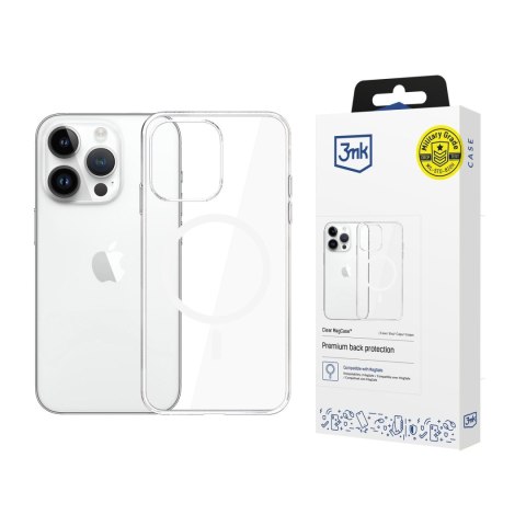 Etui na telefon 3mk do Apple iPhone 13 Pro Max z Mag Safe - przezroczyste Clear MagCase Etui na telefon 3mk do Apple iPhone 13 Pro Max z Mag Safe - przezroczyste Clear MagCase