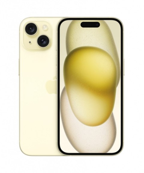 Smartphone APPLE iPhone 15 256 GB (Żółty) MTP83PX/A Smartphone APPLE iPhone 15 256 GB (Żółty) MTP83PX/A