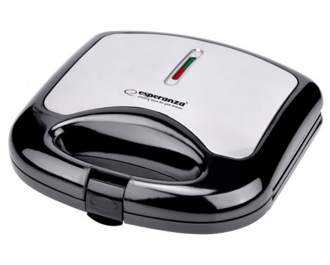 Opiekacz ESPERANZA EKT011 (1000W /4 trójkąty /Czarny-inox ) Opiekacz ESPERANZA EKT011 (1000W /4 trójkąty /Czarny-inox )