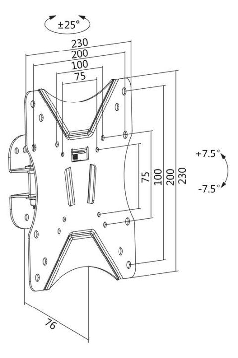 Uchwyt do TV LOGILINK BP0006 (nośność 25kg \23 - 42 cale)