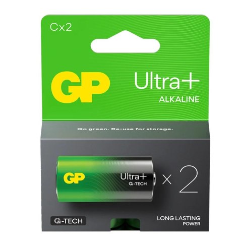Bateria alkaliczna C/LR14 GPReCyko Ultra+ alkaline G-TECH - 2 sztuki Bateria alkaliczna C/LR14 GPReCyko Ultra+ alkaline G-TECH - 2 sztuki