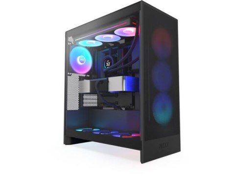 Obudowa NZXT H7 Flow RGB (2024) Midi Tower z oknem Czarna Obudowa NZXT H7 Flow RGB (2024) Midi Tower z oknem Czarna