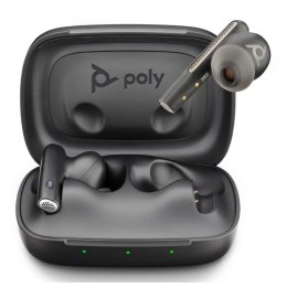 Słuchawki bezprzewodowe z mikrofonem Poly Voyager Free 60 UC M Earbuds + adapter + Charging Case