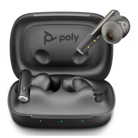 Słuchawki bezprzewodowe z mikrofonem Poly Voyager Free 60 UC M Earbuds + adapter + Charging Case Słuchawki bezprzewodowe z mikrofonem Poly Voyager Free 60 UC M Earbuds + adapter + Charging Case