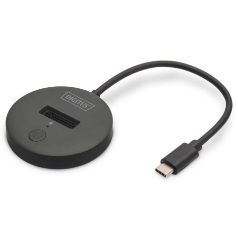 Stacja dokująca DIGITUS do SSD M.2 NVMe/SATA USB-C 3.2 Gen2 10Gbps maks. 4 TB czarna Stacja dokująca DIGITUS do SSD M.2 NVMe/SATA USB-C 3.2 Gen2 10Gbps maks. 4 TB czarna