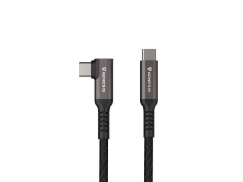 Kabel Genesis USB-C M/M 3.1 Gen 2 3M 10GB/S PD 60W VR Czarny Kabel Genesis USB-C M/M 3.1 Gen 2 3M 10GB/S PD 60W VR Czarny