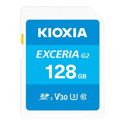Karta pamięci SDXC KIOXIA EXCERIA G2 128GB UHS-I U3 V30 Karta pamięci SDXC KIOXIA EXCERIA G2 128GB UHS-I U3 V30