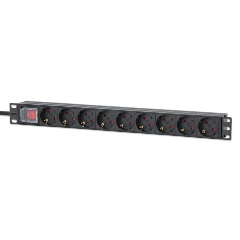 Listwa zasilająca Intellinet Rackowa 19' 1U X9 - gniazda Schuko Listwa zasilająca Intellinet Rackowa 19' 1U X9 - gniazda Schuko