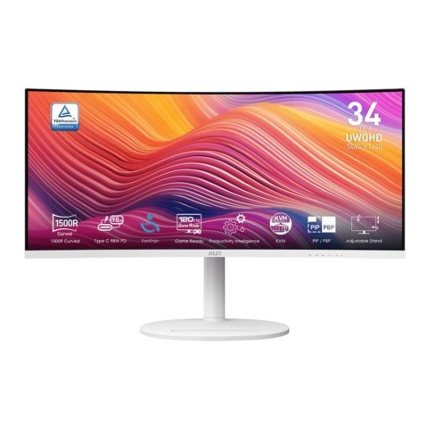 Monitor MSI 34" Modern MD342CQPW UWQHD VA 120Hz 2xHDMI DP 4xUSB głośniki Monitor MSI 34" Modern MD342CQPW UWQHD VA 120Hz 2xHDMI DP 4xUSB głośniki