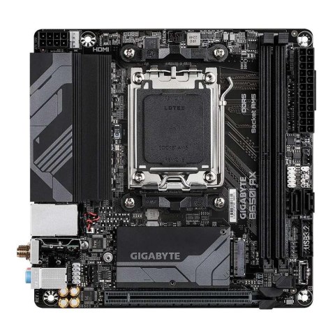 Płyta Gigabyte B650I AX /AMD B650/DDR5/SATA3/M.2/USB3.1/PCIe4.0/WiFi/BT/AM5/mITX Płyta Gigabyte B650I AX /AMD B650/DDR5/SATA3/M.2/USB3.1/PCIe4.0/WiFi/BT/AM5/mITX