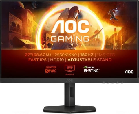Monitor AOC Q27G4XF (27" /IPS /180Hz /2560 x 1440 /Czarny) Monitor AOC Q27G4XF (27" /IPS /180Hz /2560 x 1440 /Czarny)