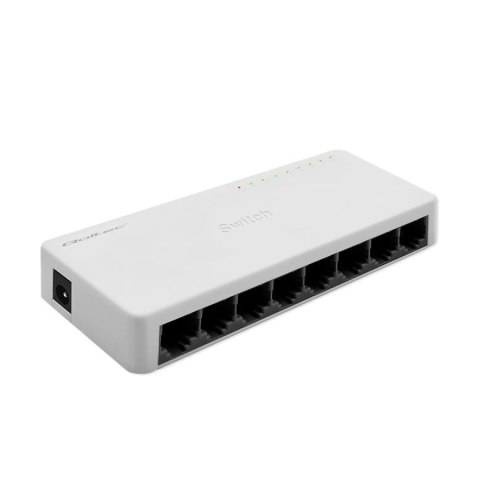 Switch niezarządzalny Qoltec przełącznik sieciowy 8 x port RJ45 | 100Mbps | Fast Ehernet | LAN Switch niezarządzalny Qoltec przełącznik sieciowy 8 x port RJ45 | 100Mbps | Fast Ehernet | LAN