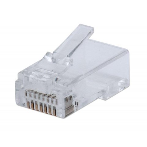 Wtyk Intellinet RJ45 Cat6 UTP przelotowy, słoik 100 szt Wtyk Intellinet RJ45 Cat6 UTP przelotowy, słoik 100 szt