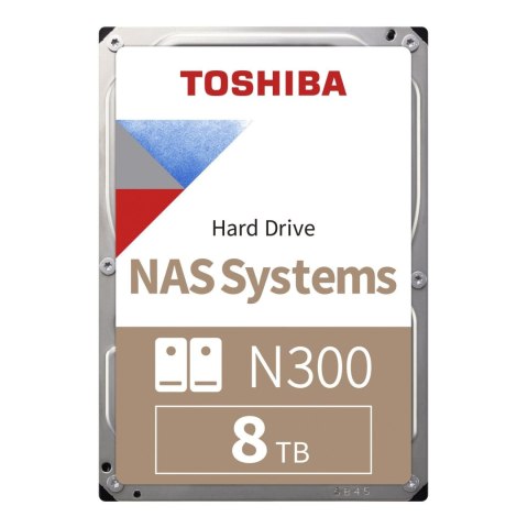 Dysk Toshiba N300 MN10ADA800S 8TB 3,5" 7200 512MB SATA III NAS BULK Dysk Toshiba N300 MN10ADA800S 8TB 3,5" 7200 512MB SATA III NAS BULK