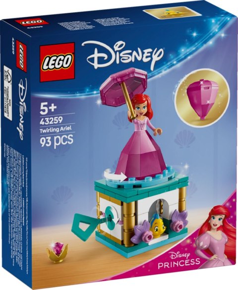 LEGO DISNEY Wirująca Arielka 43259
