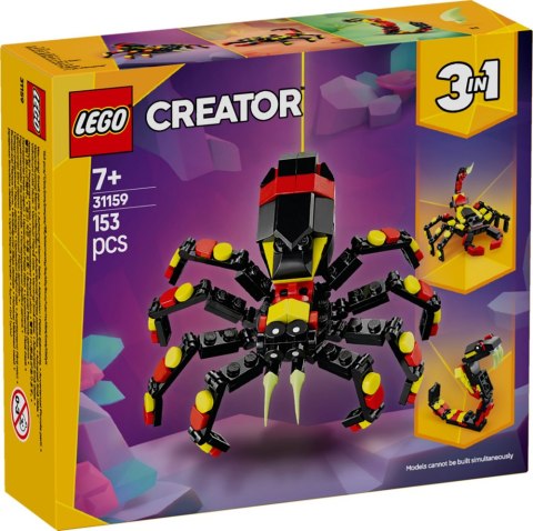 LEGO LEGO CREATOR Dzikie zwierzę: niezwykły pająk 31159 LEGO LEGO CREATOR Dzikie zwierzę: niezwykły pająk 31159