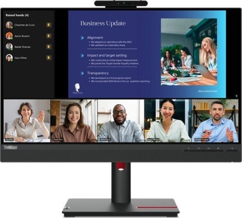 Monitor LENOVO 63D8MAT3EU (23.8" /IPS /75Hz /1920 x 1080 /Czarny) Monitor LENOVO 63D8MAT3EU (23.8" /IPS /75Hz /1920 x 1080 /Czarny)