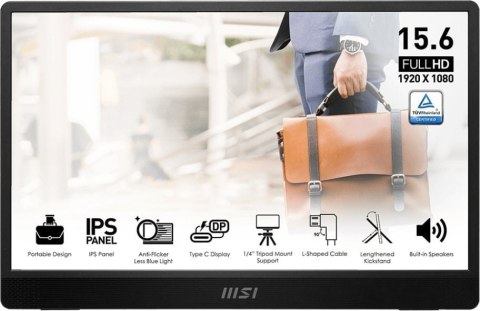 Monitor MSI PRO MP161 E2 (15.6" /TFT IPS /1920 x 1080 /Czarny)