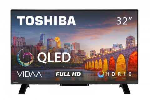 Telewizor TOSHIBA 32″ QLED 32QV2F63DG Telewizor TOSHIBA 32″ QLED 32QV2F63DG