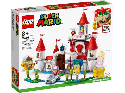 LEGO 71408 Super Mario - Zamek Peach: zestaw rozszerzający