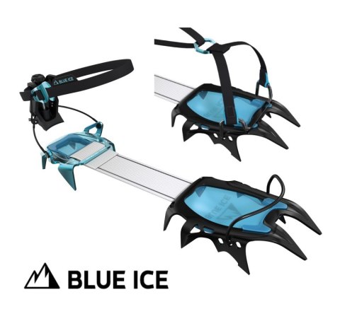 Raki automatyczne Blue Ice Harfang Alpine Hybrid czarny (black) Raki automatyczne Blue Ice Harfang Alpine Hybrid czarny (black)
