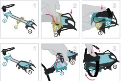Raki automatyczne Blue Ice Harfang Enduro Crampon czarny (black) Raki automatyczne Blue Ice Harfang Enduro Crampon czarny (black)