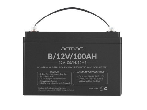 Bateria do zasilacza awaryjnego ARMAC B/12V/100AH Bateria do zasilacza awaryjnego ARMAC B/12V/100AH