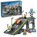 LEGO 60460 CITY - Bez granic: tor z rampami dla wyścigówek