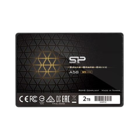 Dysk SSD SILICON POWER SP002TBSS3A58A25 (1TB /PCI-Express /7300MB/s /6800MB/s)