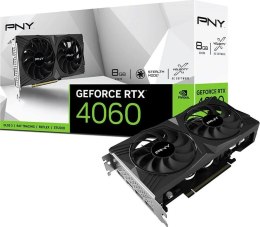 Karta graficzna PNY RTX 4060 Verto Dual 8GB GDDR6 (VCG40608DFXPB1-O)
