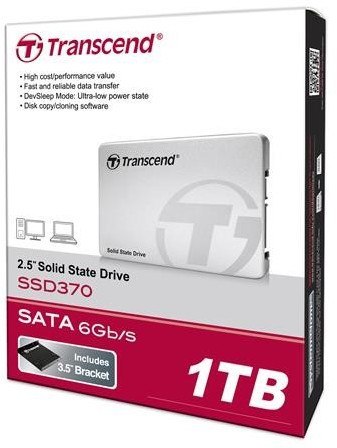 Dysk SSD TRANSCEND SSD370 1 TB SATA III (2.5″ /1 TB /SATA III (6 Gb/s) /560MB/s /460MB/s)