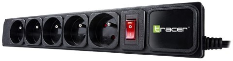 Listwa zasilająca TRACER PowerGear 1.5 m (5 gniazd) TRALIS46843 Listwa zasilająca TRACER PowerGear 1.5 m (5 gniazd) TRALIS46843